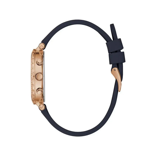 Guess horloge met blauwe siliconen band - MARANOS