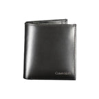 Calvin Klein portemonnee in zwart leer met RFID-block en logo - MARANOS