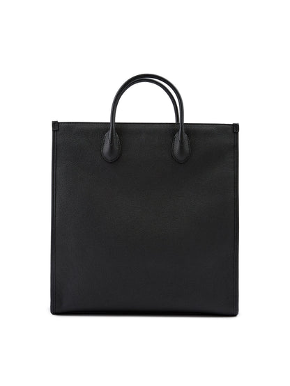 Gucci Zwart Leren logo middelgrote Tote Tas Gucci