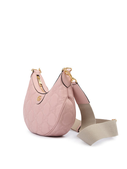 Gucci Light Roze Leren Schoudertas