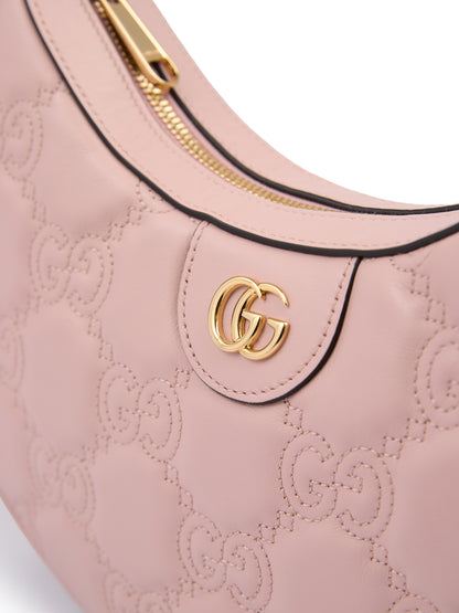 Gucci Light Roze Leren Schoudertas