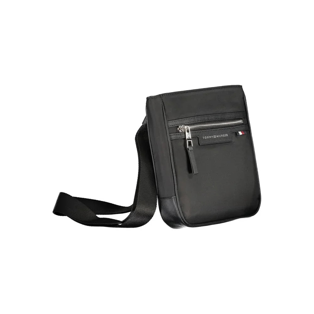 Tommy Hilfiger Zwarte Polyester Schoudertas - MARANOS
