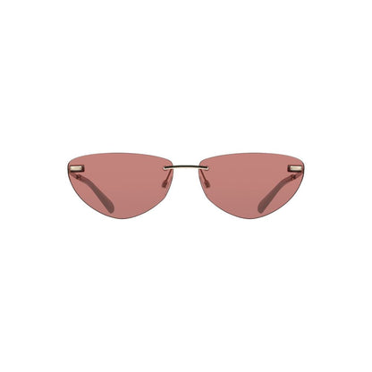 Calvin Klein dameszonnebril in roze metaal Calvin Klein