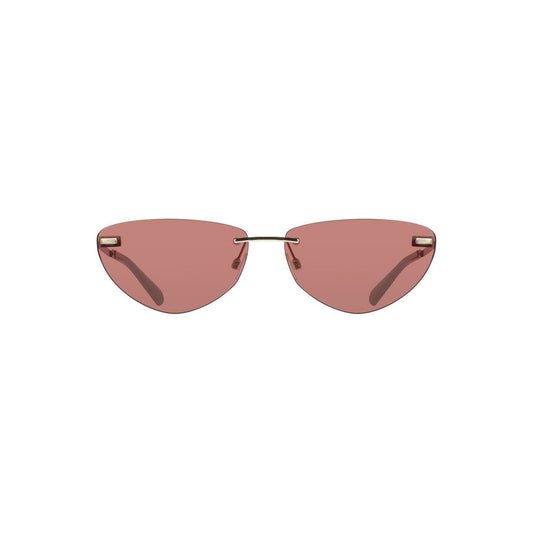 Calvin Klein dameszonnebril in roze metaal Calvin Klein