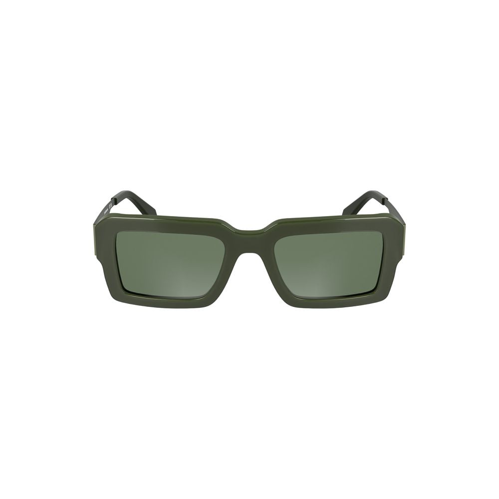 Calvin Klein dameszonnebril in groen acetaat Calvin Klein