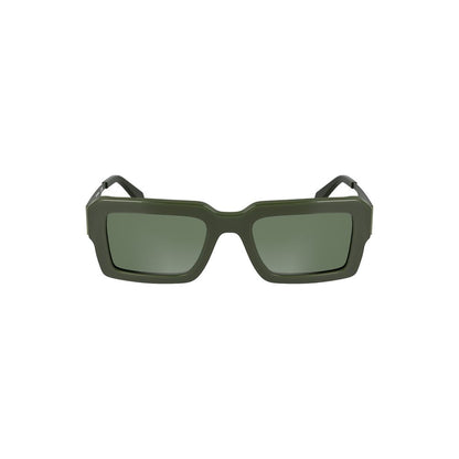 Calvin Klein dameszonnebril in groen acetaat Calvin Klein
