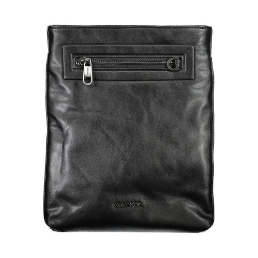 Calvin Klein Zwarte Polyester Heren Schoudertas met Contrasterende Details - MARANOS