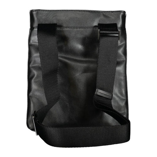 Calvin Klein Zwarte Polyester Heren Schoudertas met Contrasterende Details - MARANOS