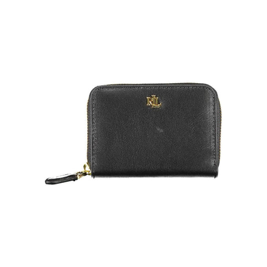 Ralph Lauren zwarte leren portemonnee - MARANOS