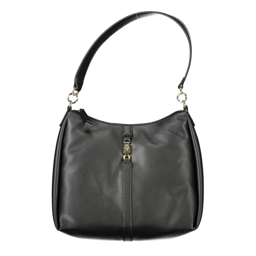 Tommy Hilfiger Zwarte Polyester Handtas - MARANOS