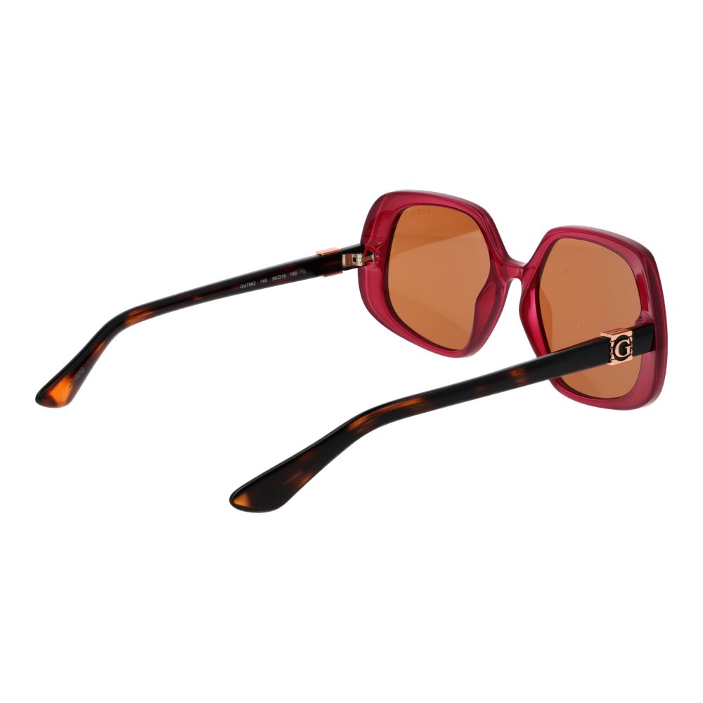 Guess Burgundy Women Sunglasses - MARANOS