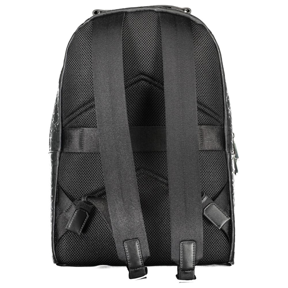 Calvin Klein Black Polyester Men Backpack - MARANOS