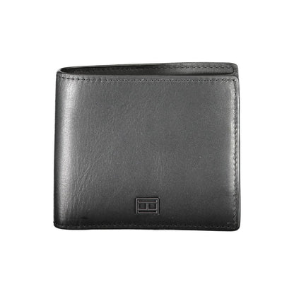 Tommy Hilfiger Zwart Leren Heren Portemonnee Tommy Hilfiger