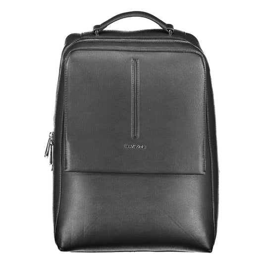 Calvin Klein Black Polyester Men Backpack - MARANOS
