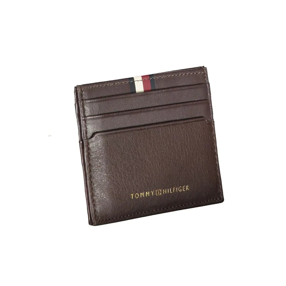 Tommy Hilfiger Bruin Leren Heren Portemonnee - MARANOS