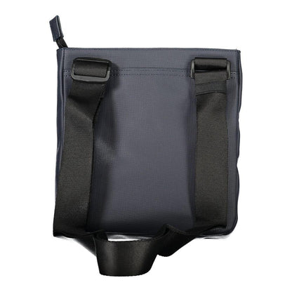 Tommy Hilfiger Blauwe Polyethyleen Schoudertas met Contrasterende Details - MARANOS