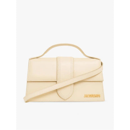 Jacquemus schoudertas in beige leer - MARANOS