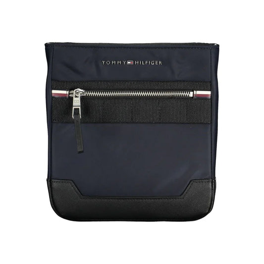 Tommy Hilfiger Blauwe Polyester Schoudertas met Contrasterende Details - MARANOS