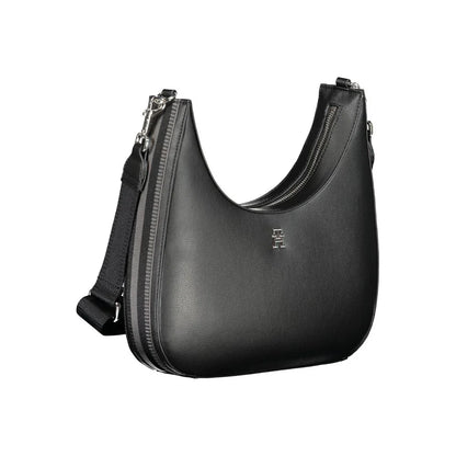 Tommy Hilfiger Zwarte Polyester Handtas - MARANOS