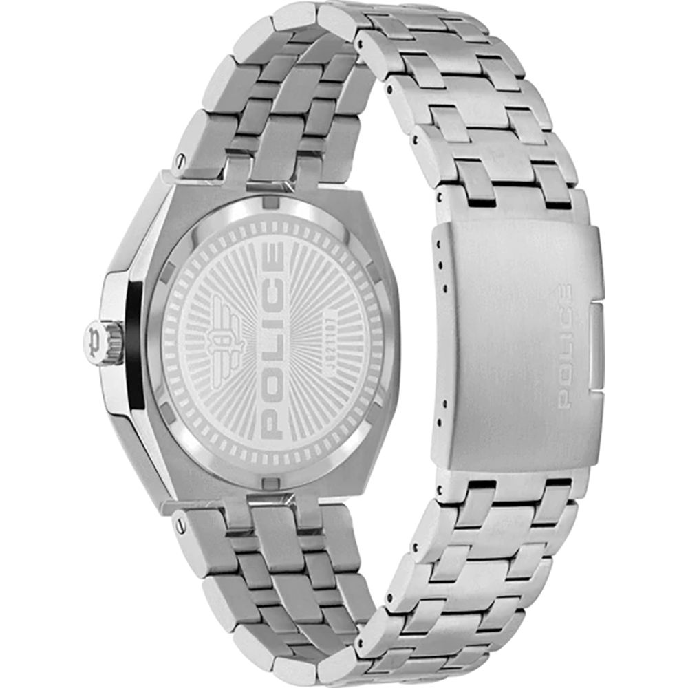 Police Silver Stainless Steel Watch Police