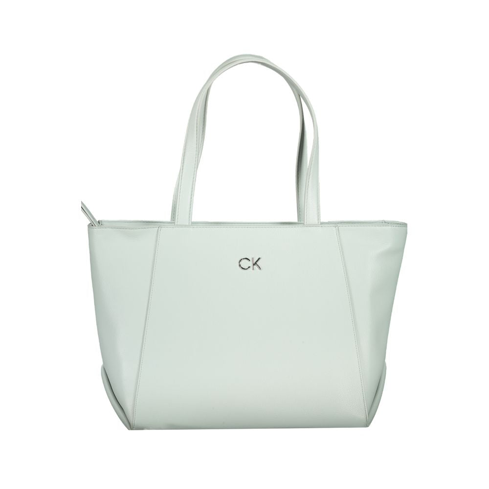 Calvin Klein Lichtblauwe Polyethyleen Dameshandtas Calvin Klein