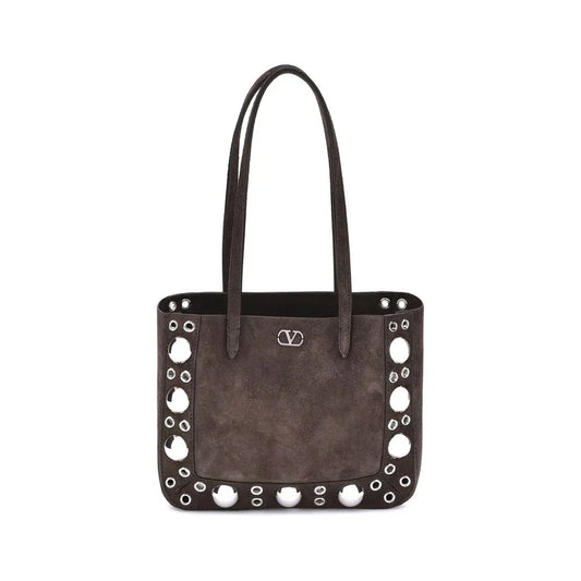 Valentino Garavani totebag Nellcôte in suède - MARANOS