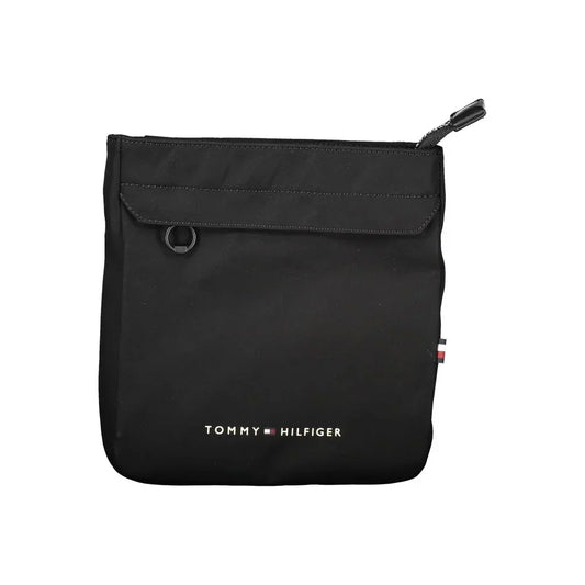 Tommy Hilfiger Zwarte Polyester Heren Schoudertas - MARANOS
