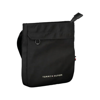 Tommy Hilfiger Zwarte Polyester Heren Schoudertas - MARANOS
