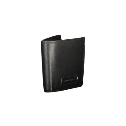 Tommy Hilfiger Black Leather Men Wallet Tommy Hilfiger