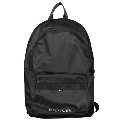 Tommy Hilfiger Black Polyester Men Backpack - MARANOS