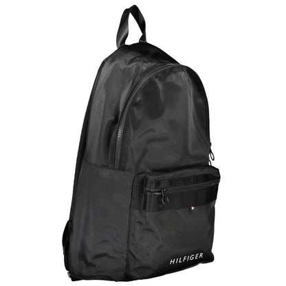 Tommy Hilfiger Black Polyester Men Backpack - MARANOS