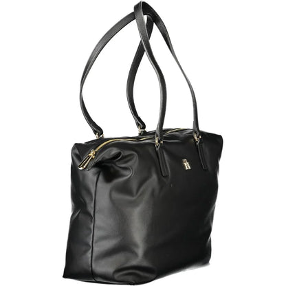 Tommy Hilfiger Zwarte Polyester Dameshandtas - MARANOS