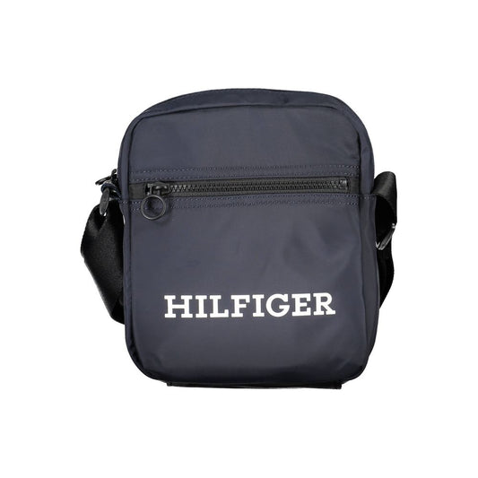 Tommy Hilfiger schoudertas in blauw gerecycled polyester Tommy Hilfiger