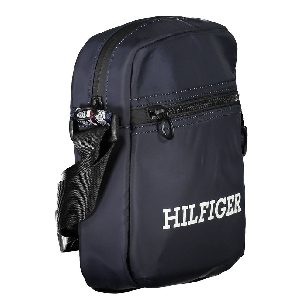 Tommy Hilfiger schoudertas in blauw gerecycled polyester Tommy Hilfiger