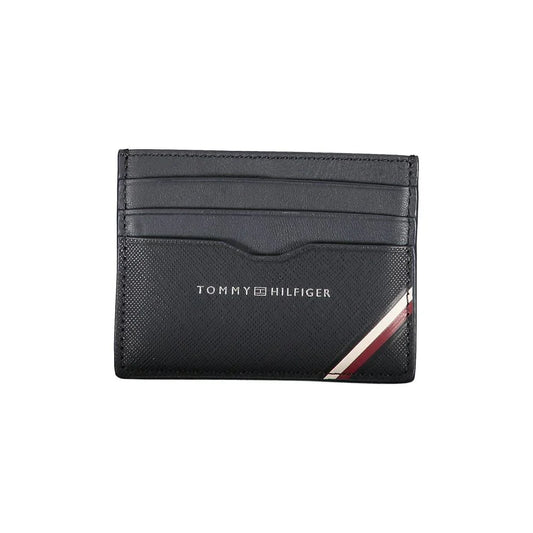Tommy Hilfiger Blauw Leren Heren Portemonnee - MARANOS