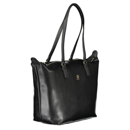 Tommy Hilfiger Zwarte Polyester Handtas - MARANOS