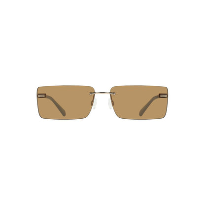 Calvin Klein dameszonnebril in beige metaal Calvin Klein
