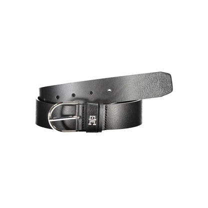 Tommy Hilfiger Zwart Leren Dames Riem - MARANOS