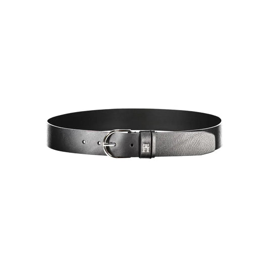 Tommy Hilfiger Zwart Leren Dames Riem - MARANOS