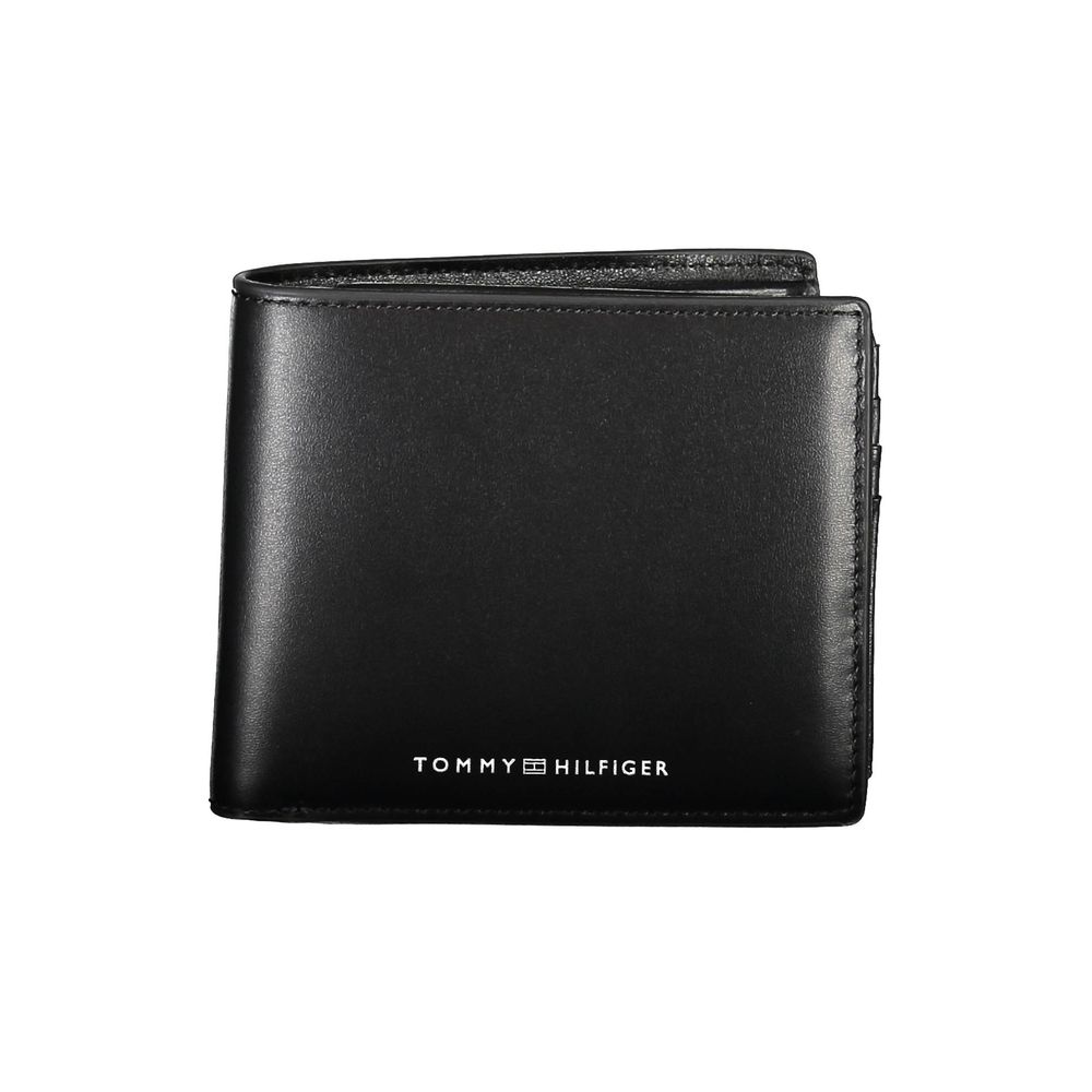 Tommy Hilfiger Black Leather Wallet Tommy Hilfiger