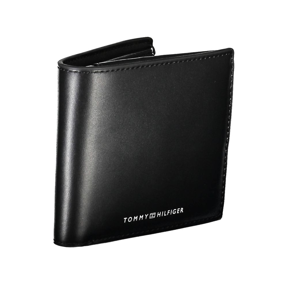 Tommy Hilfiger Black Leather Wallet Tommy Hilfiger
