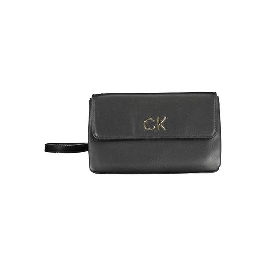 Calvin Klein Black Polyester Handbag - MARANOS