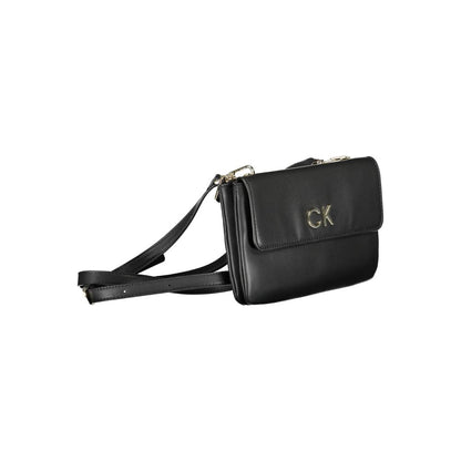 Calvin Klein Black Polyester Handbag - MARANOS