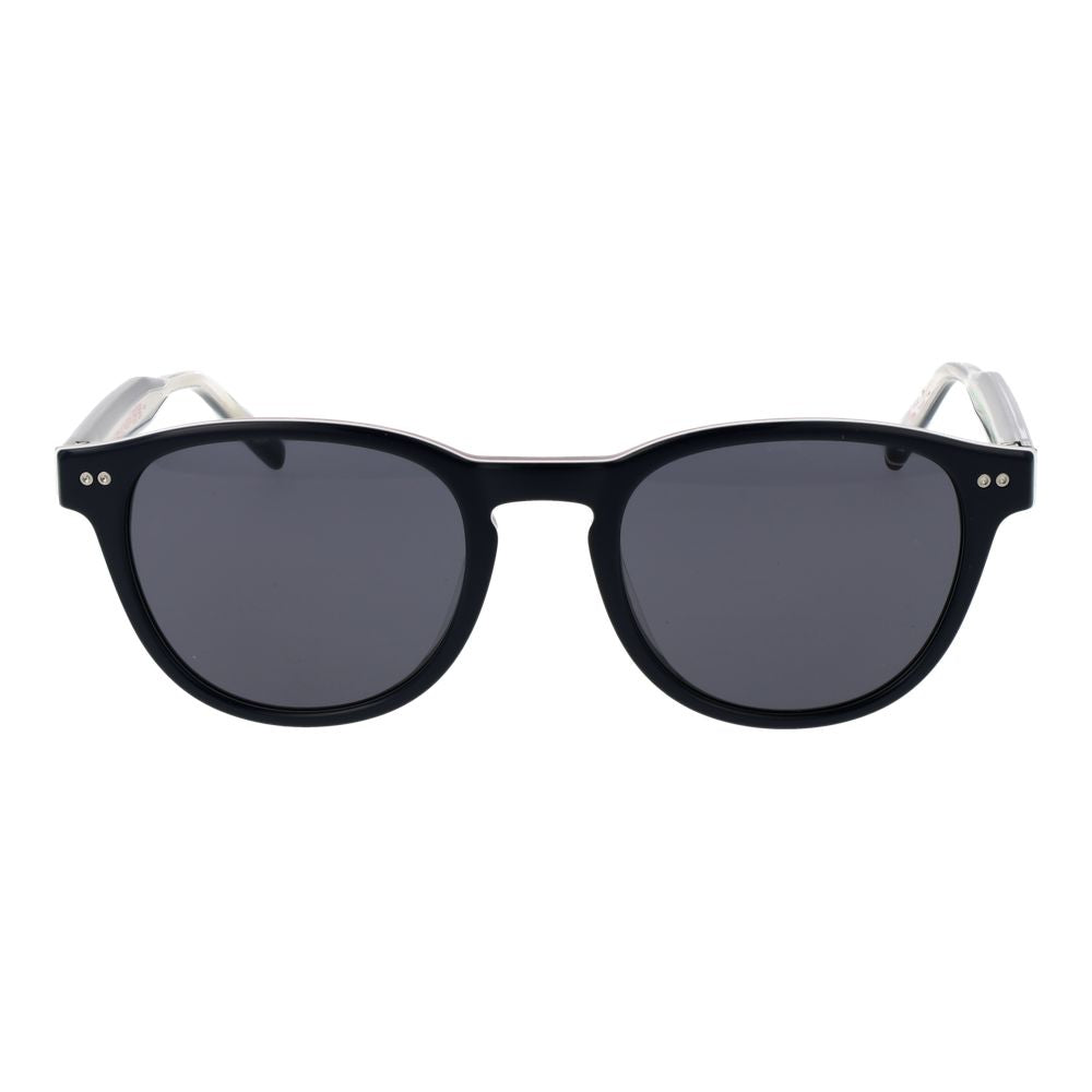 Tommy Hilfiger blauwe ronde zonnebril