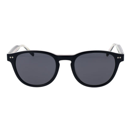 Tommy Hilfiger blauwe ronde zonnebril