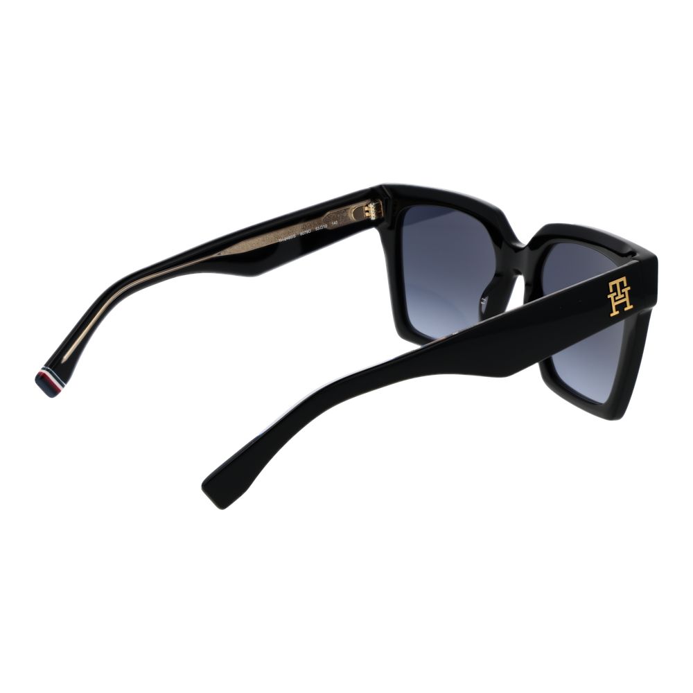 Tommy Hilfiger dames zonnebril in zwart acetaat Tommy Hilfiger