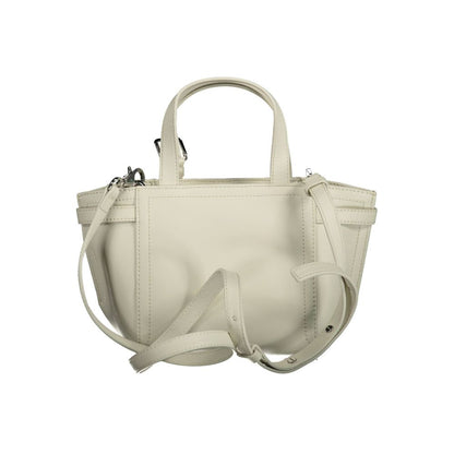 Calvin Klein White Polyester Handbag - MARANOS