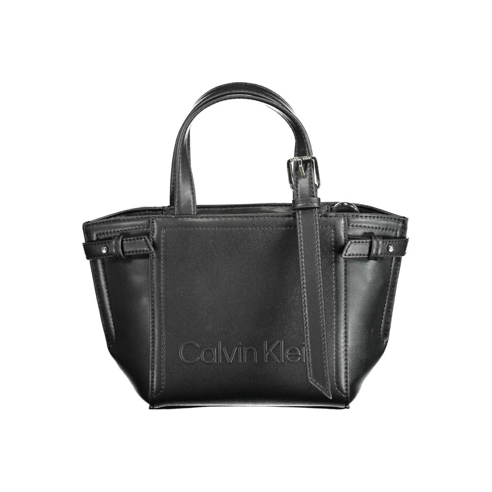 Calvin Klein Black Polyester Handbag - MARANOS