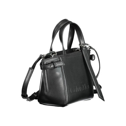 Calvin Klein Black Polyester Handbag - MARANOS