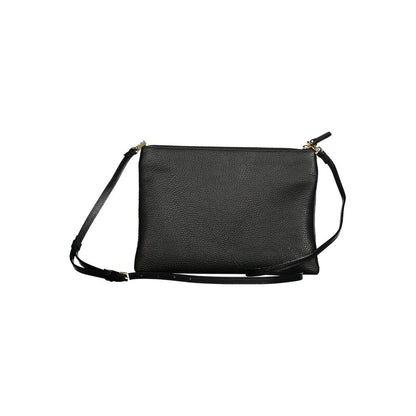 Coccinelle Best crossbody tas in zwart leer Coccinelle